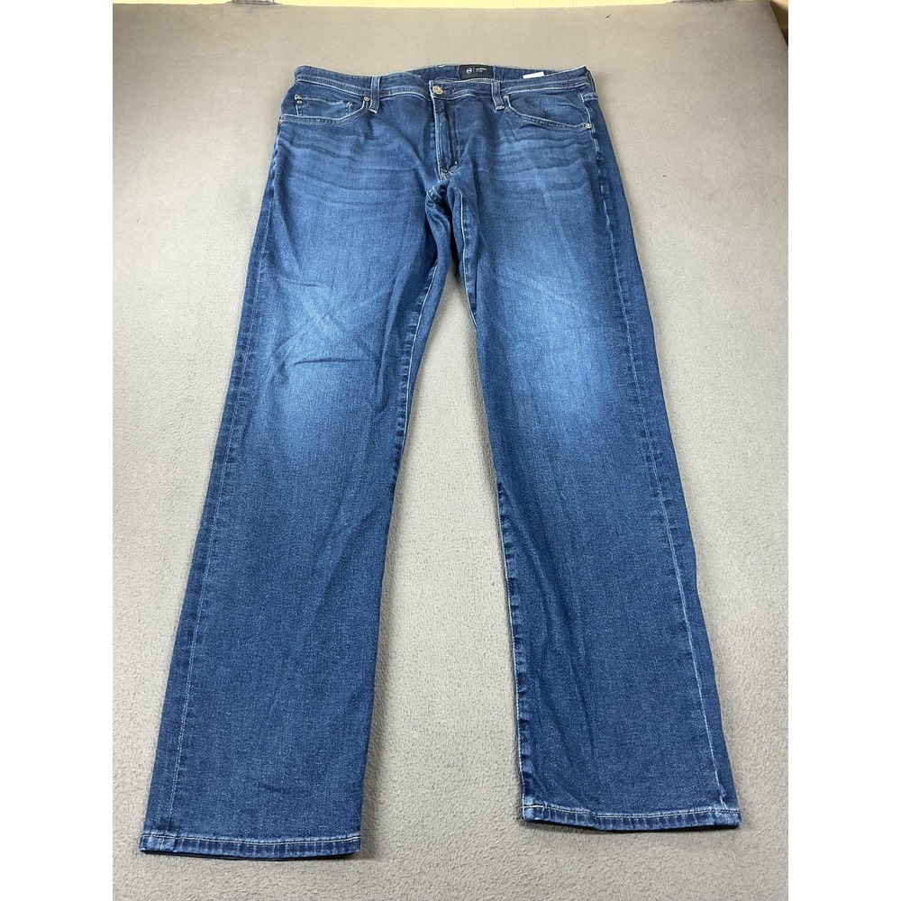AG Adriano Goldschmied Jeans Mens 38x34 Medium Wash Blue Graduate Tailored